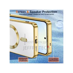 Samsung Galaxy A56 Magsafe Compatible Transparent Case - Shockproof,