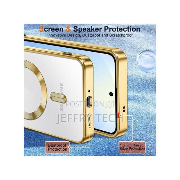 Samsung Galaxy A56 Magsafe Compatible Transparent Case - Shockproof, - thumbnail 2