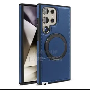 Samsung Galaxy S22 Ultra Pu Leather Case - Magnetic Kickstand, 360° A