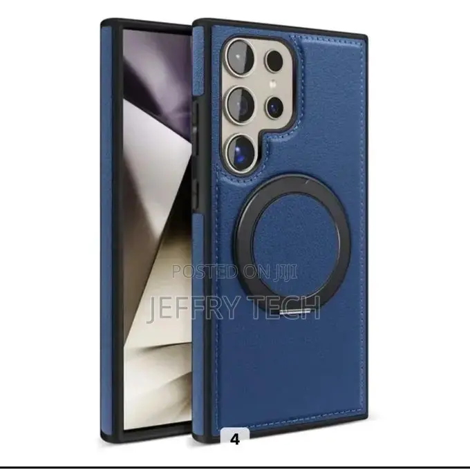 Samsung Galaxy S22 Ultra Pu Leather Case - Magnetic Kickstand, 360° A
