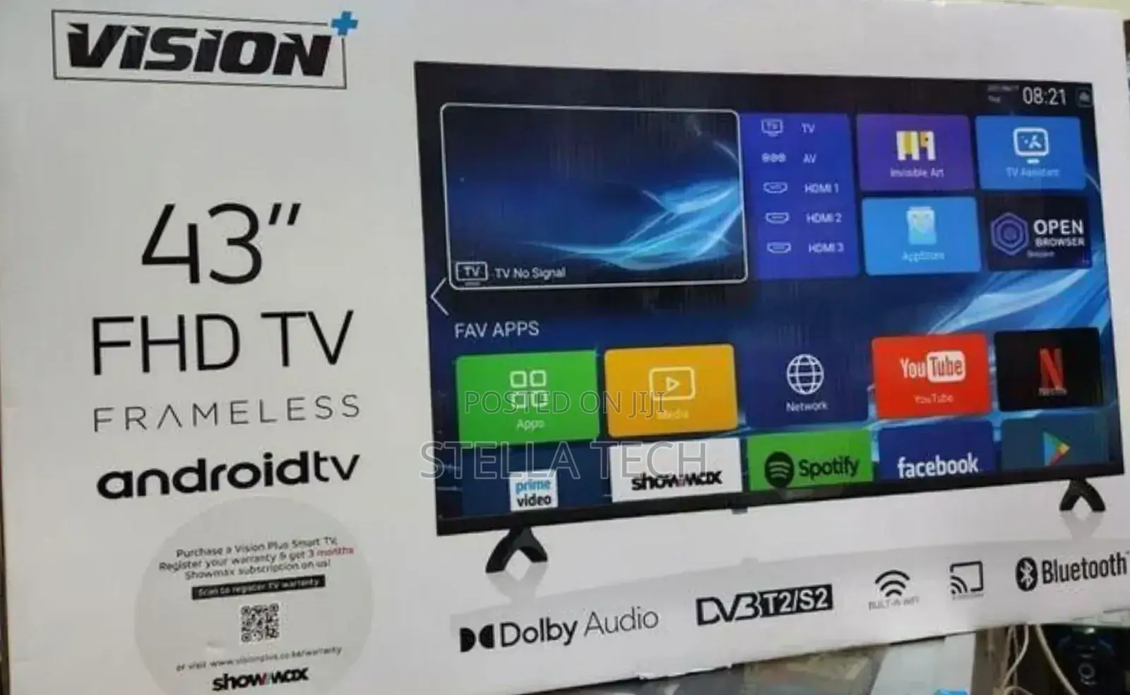 Vision Plus 43inches Whale Tv