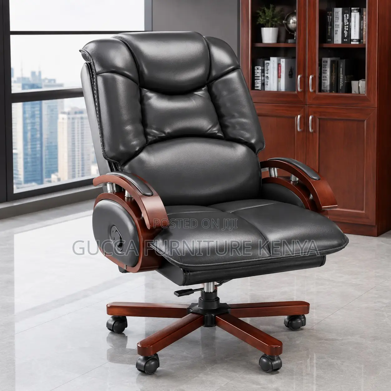 Leather Executive Office Seat.