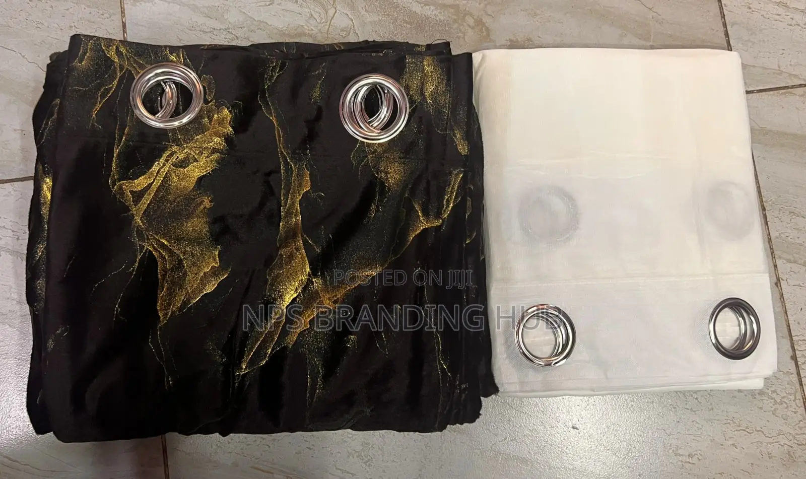 3 in 1 Curtains Drapes Set