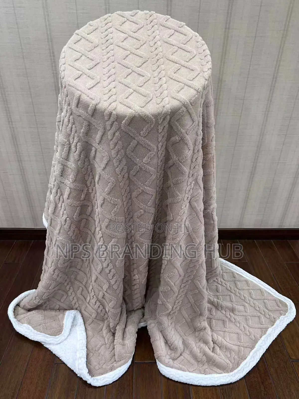 Cozy Woolen/Sherpa/Fleece Throw Blankets -200cm X 230cm TRN