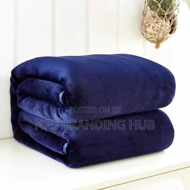 Plain Coral Fleece Throw Blanket Tre - thumbnail 6