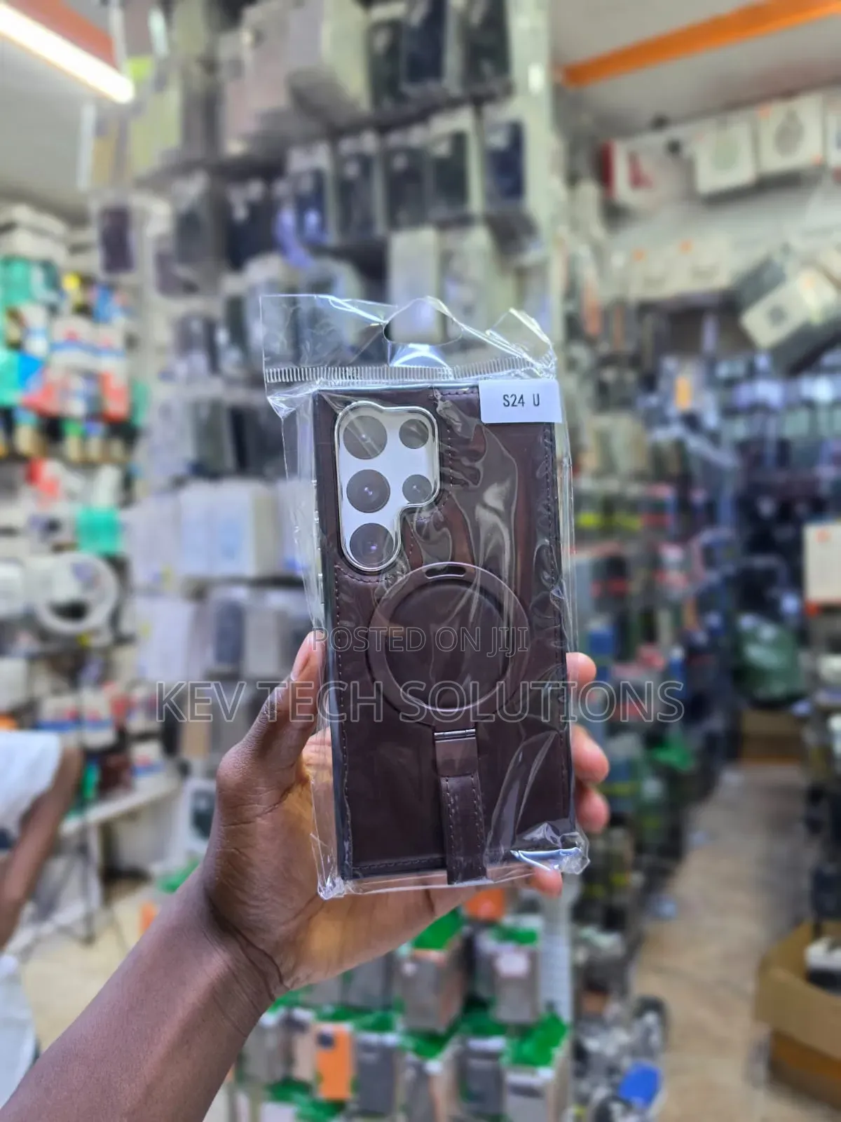 Samsung S24 Ultra Leather Back Cases
