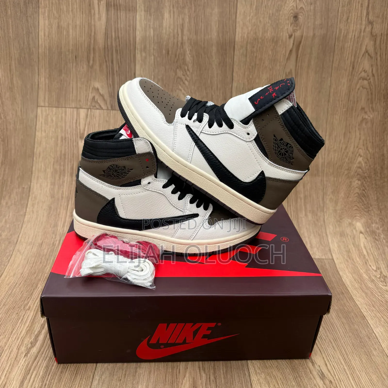 Travis Scott X Air Jordan 1 High
Sizes  40-45
Price 