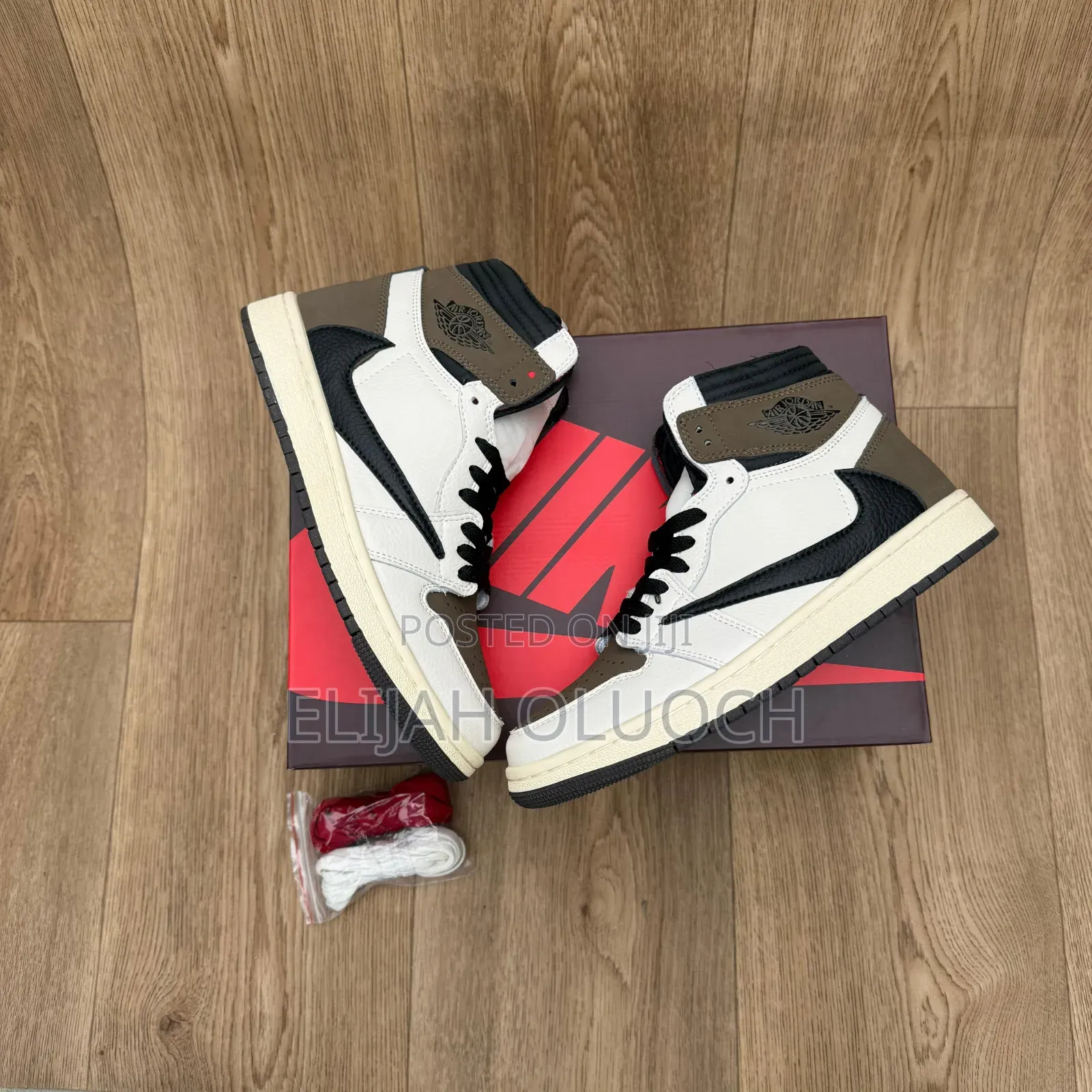 Travis Scott X Air Jordan 1 High
Sizes  40-45
Price 