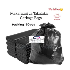 50pcs Makaratasi Kubwa Ya Takataka /Large Garbage Waste Bags