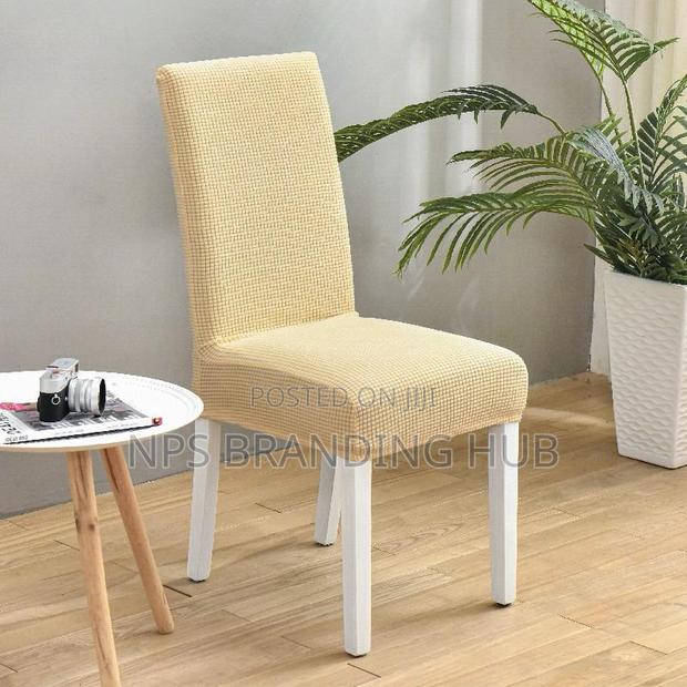 Slip, Jacquard Material Dining Chairs Seat Covers - thumbnail 5