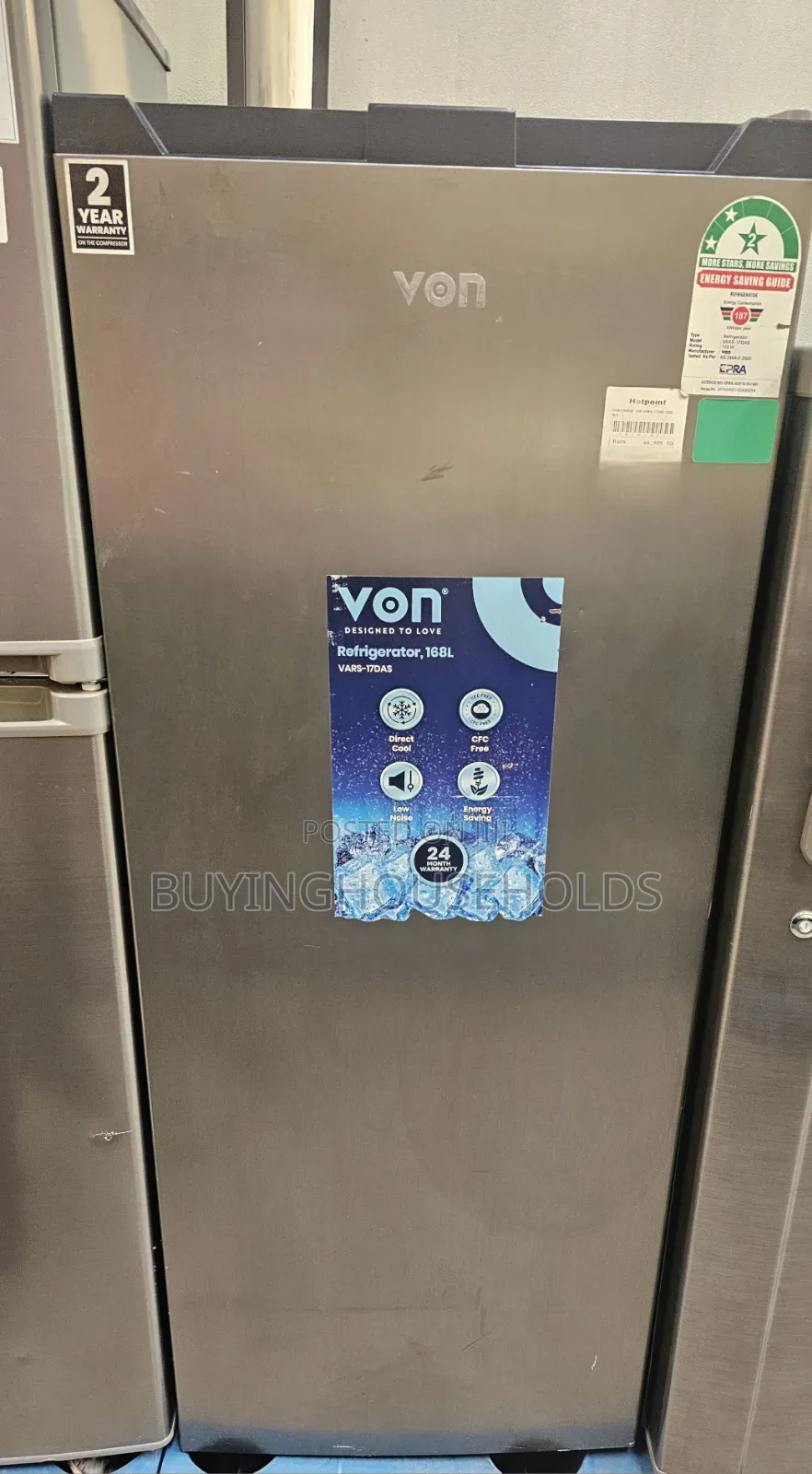 Von 168l Fridge Brand New!