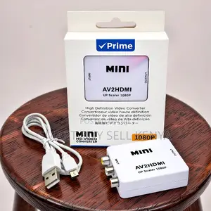 Quality Output Av2hdmi Audio and Video Converter With 1080p Up Scaler