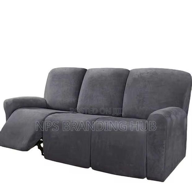 High Velvet Material Recliner Sofa Covers - thumbnail 3