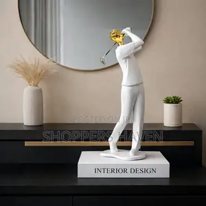 Handmade Golfer Resin Figurines