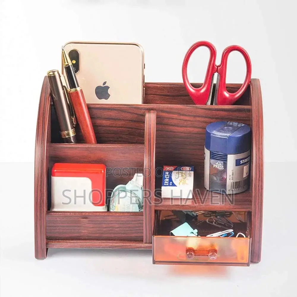 Glosen Wooden Desk Organiser