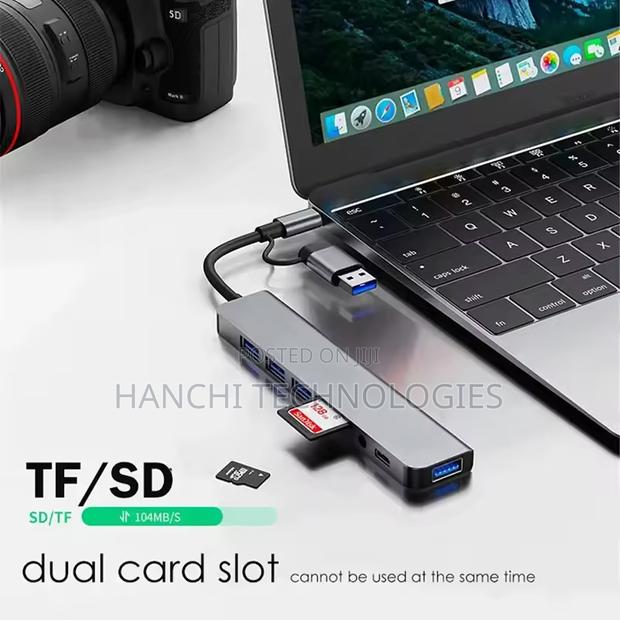 8-in-1 Usb Expander Hub Usb With 2 Usb 3.0, 2 Usb 2.0, and 1 Usb - thumbnail 3
