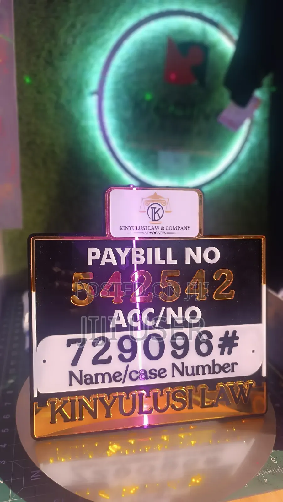 Payment Table Stands