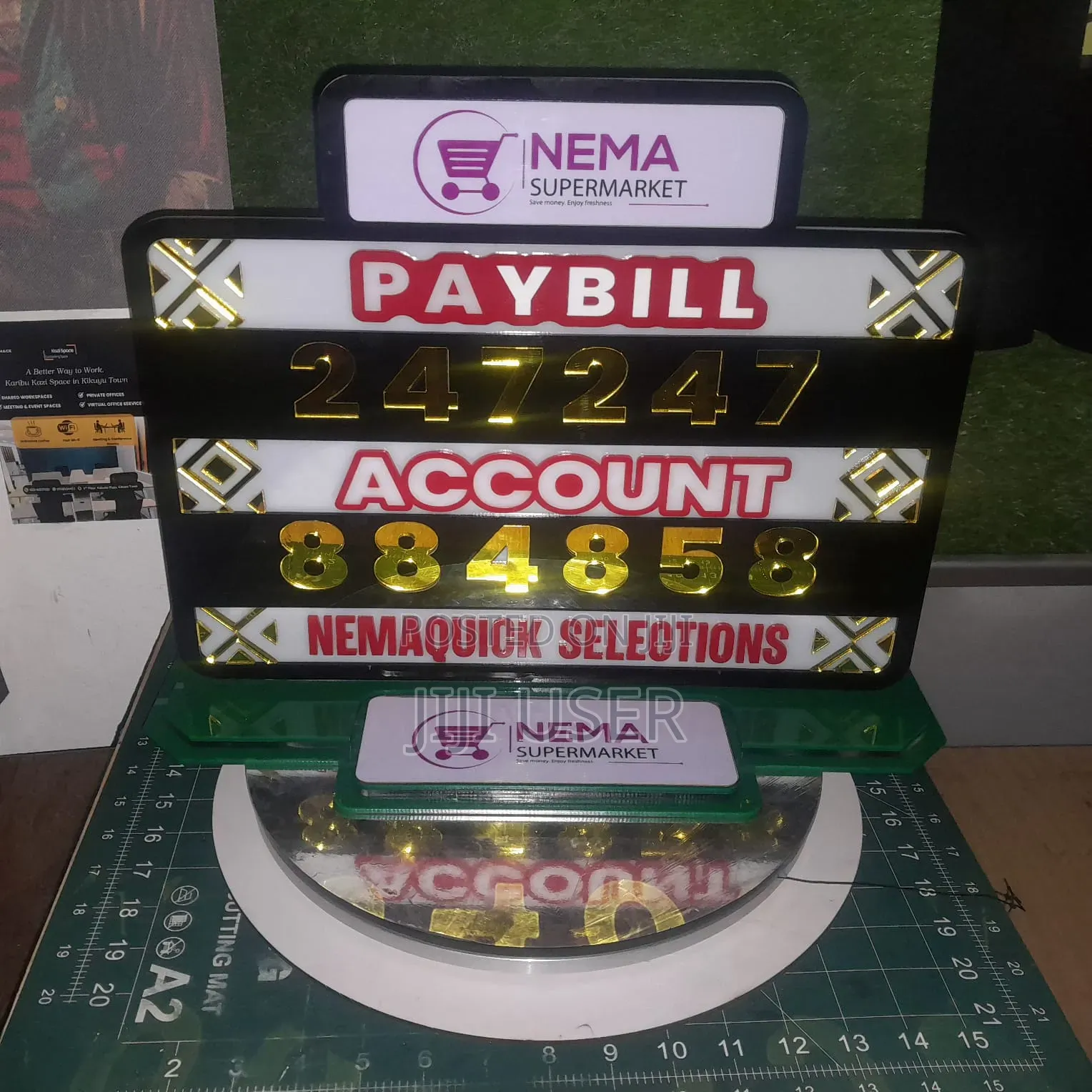 Payment Table Stands