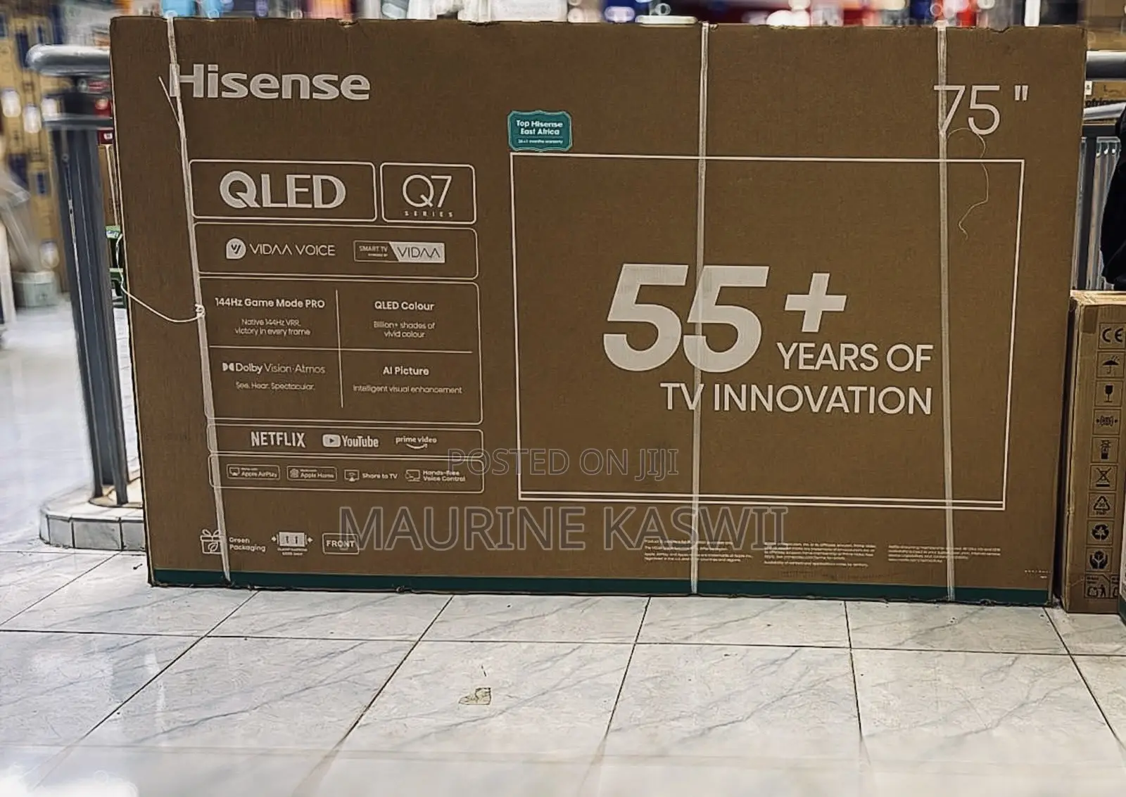 Hisense Qled 75”Q7 Smart Tv