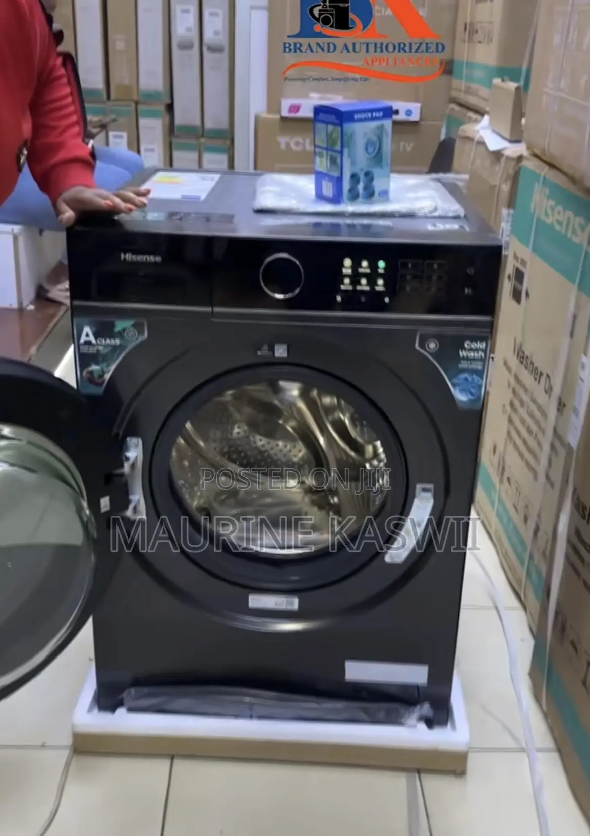 Hisense 12/8kg Auto Dosing Front Load Machine