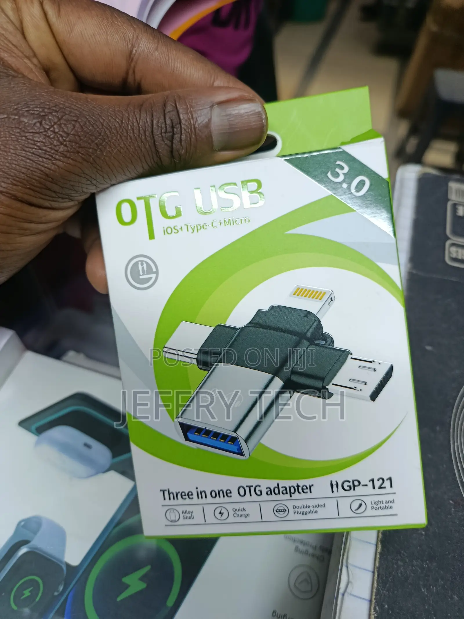 Otg 3in1 iPhone Otg Typec Micro Usb 3.0 Flash Drive Card Reader