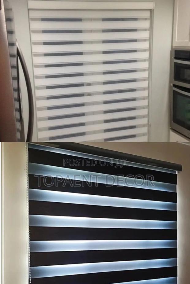 Horizontal ,Dark and Bright Coloured Office Blinds