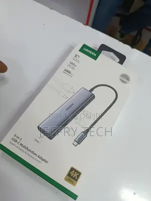 Ugreen 6 in 1 Usb C Hub Ethernet Hdmi, Charging, Usb a Data Ports