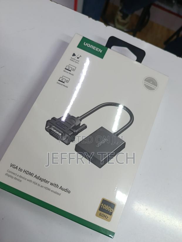 Ugreen Vga Male to Hdmi Video Converter Adapter for Desktop Computer, - thumbnail 2