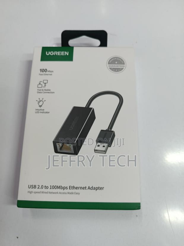 Ugreen Ethernet Adapter Usb 2.0 to 10 100 Network Rj45 Lan Wired Adapt