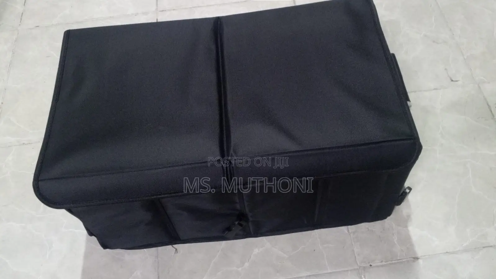 60x35x30cm Heavy Duty 3 Partition Foldable Car Trunk Organizer