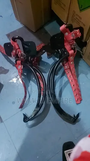 Set Of Wooden Pole Climbers