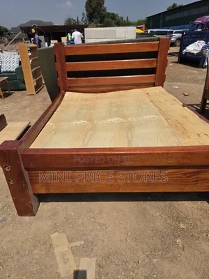 Mahogany Solid Vanish Bed 5by6