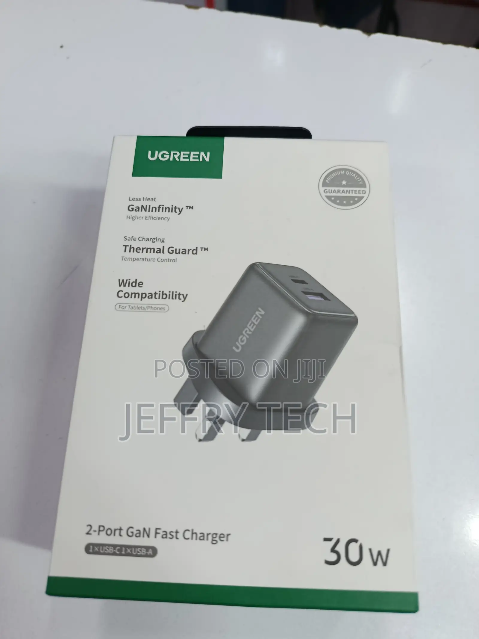 Ugreen 30w 2-Port Gan Fast Charger - X516 (65036)