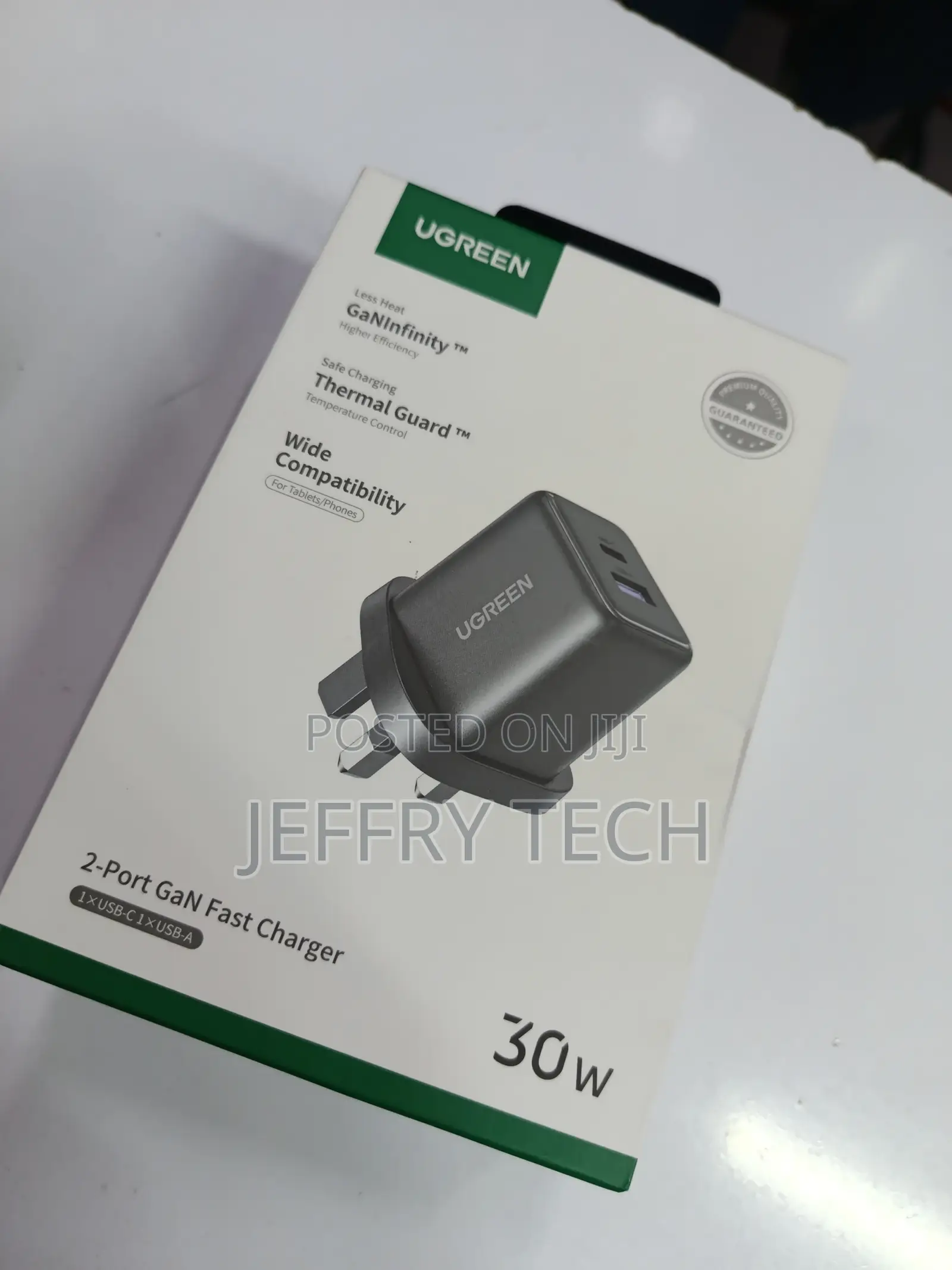 Ugreen 30w 2-Port Gan Fast Charger - X516 (65036)