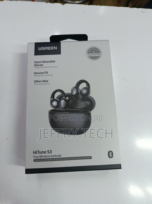 Ugreen Hitune S3 Open Ear Headphones Clip-on Wireless Earbuds, Lightwe