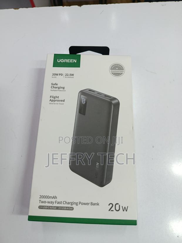 Ugreen Pb312 20000mah Power Bank With 20w Two-Way Fast Charging