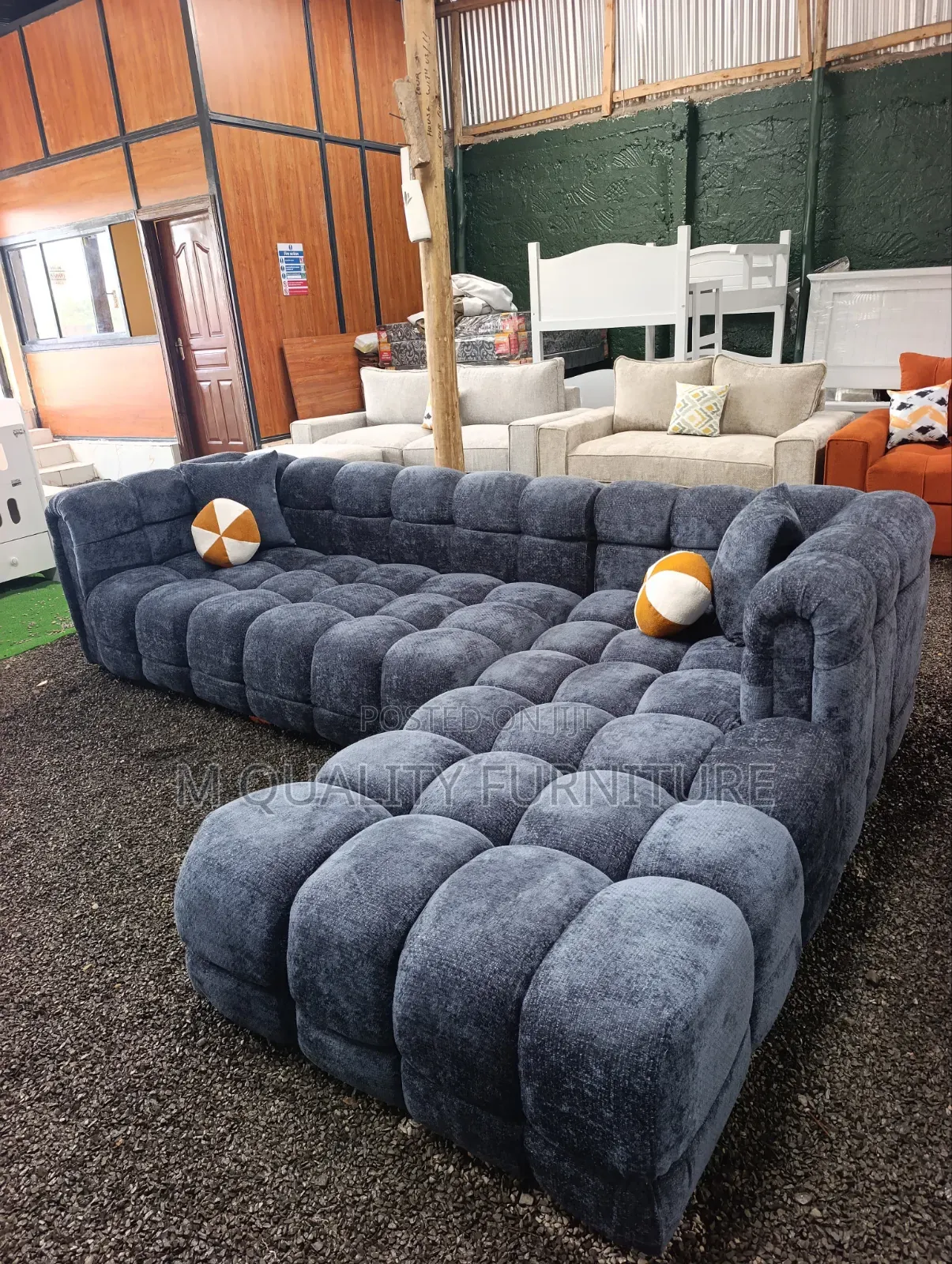 Luxury Gray Sectional Sofa