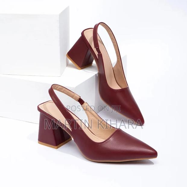 Chunky Slingback Heels (Size 37-42) - thumbnail 2