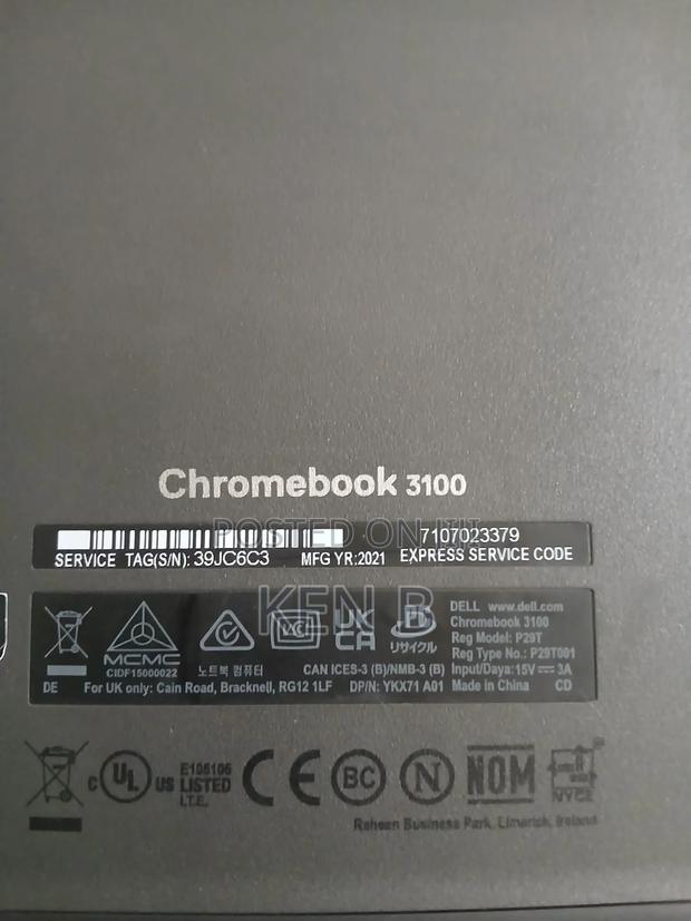 Laptop Dell Chromebook 3100 4GB Intel Celeron eMMC 4T - thumbnail 3