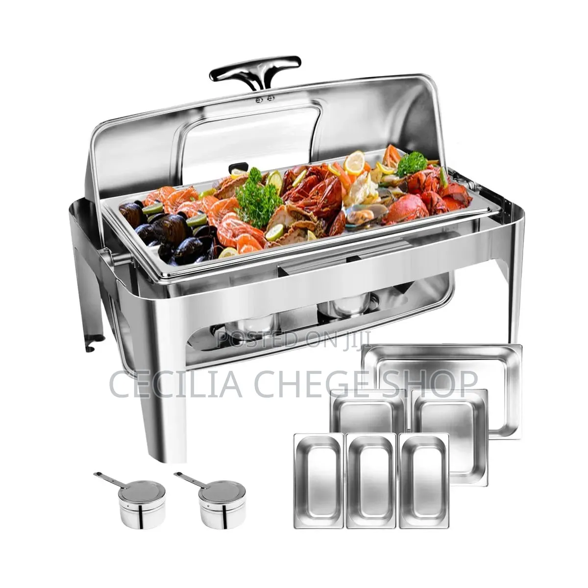 Roll Top Chaffing Dish