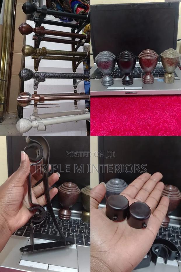 Heavy-Duty Support: Mild Steel Powder-Coated Rods for Weighted Drapes