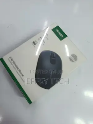 Ugreen Mu105 Wireless Mouse - Moonlight Gray, 2.4ghz, Ergonomic, 4-Lev