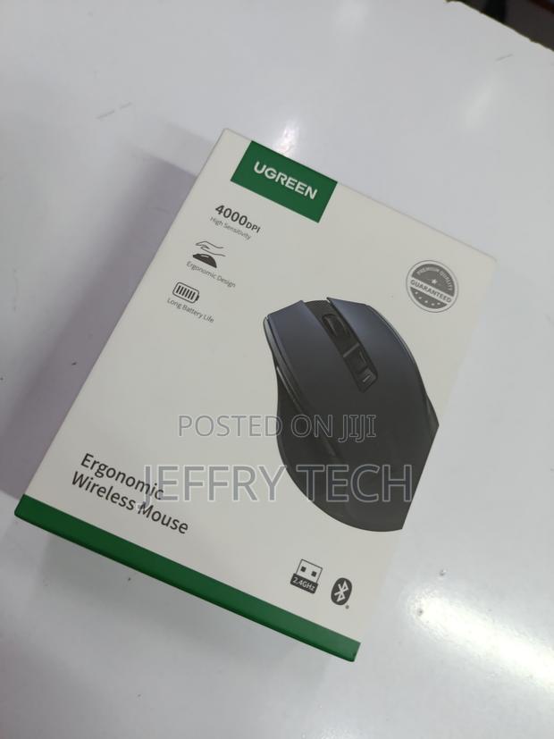 Ugreen Mu006 Ergonomic Wireless Mouse Dual via 2.4ghz and Bluetooyh - thumbnail 2