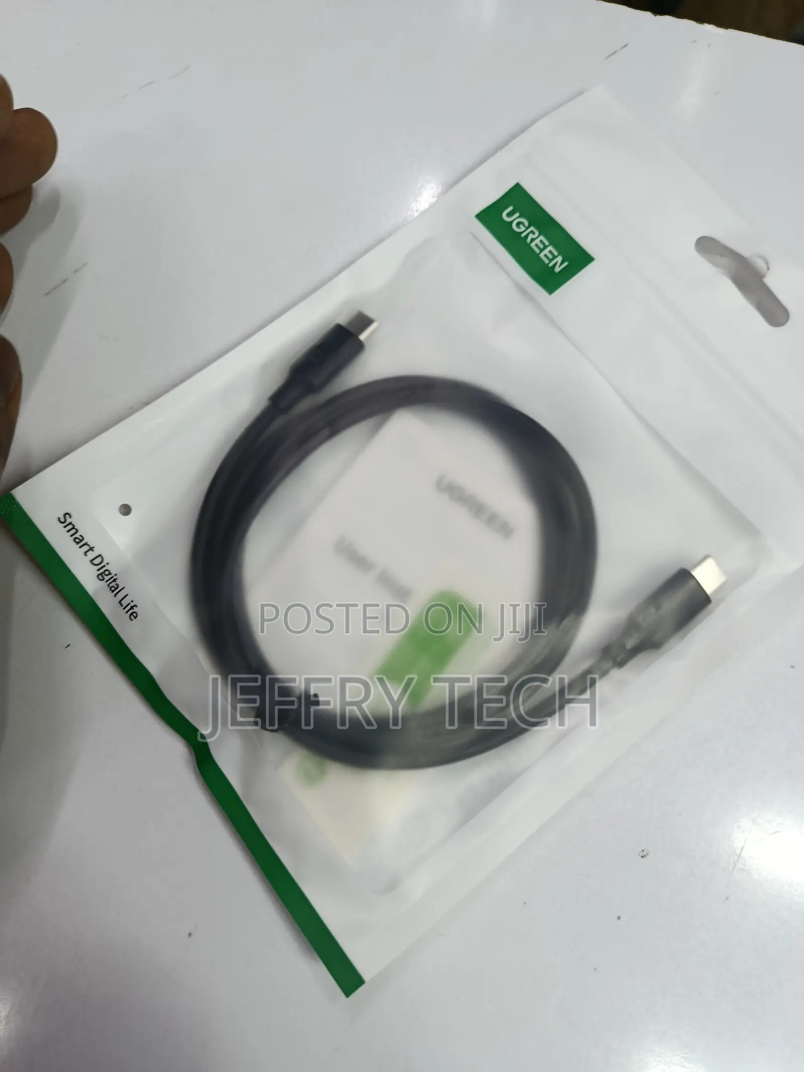Ugreen Us286 Usb-C 2.0 Male to Male 3a Cable 2m Ug-10306 Fast Charging