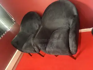 Black Suede Arm Seat