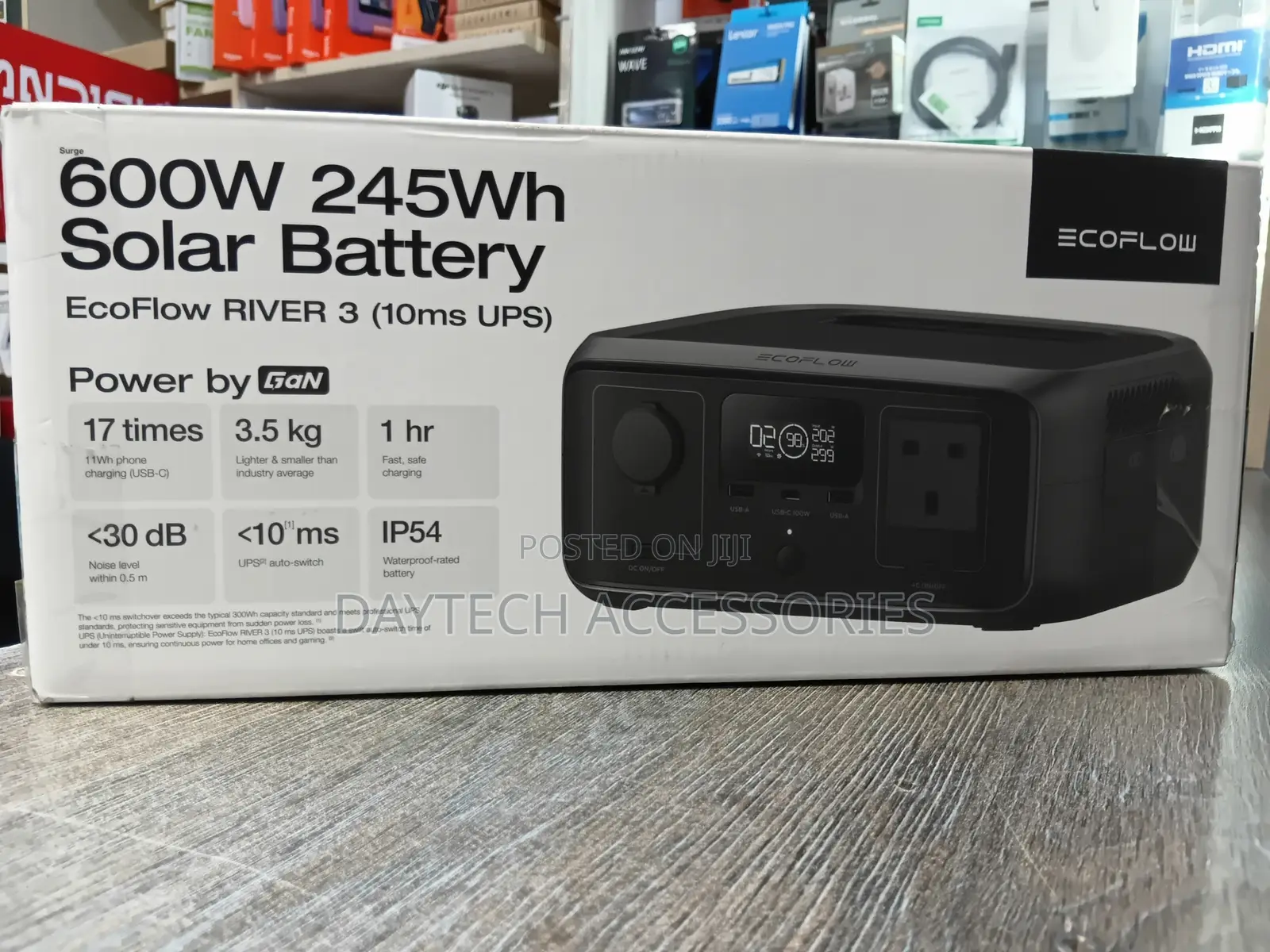 This Is an Ecoflow River 3 Portable Power Station.