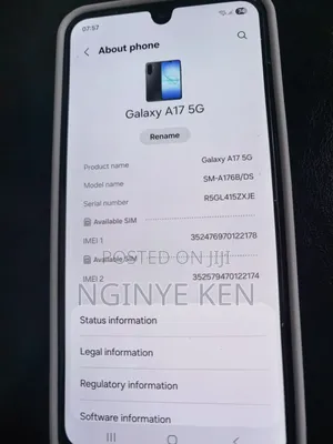 New Samsung Galaxy A17 5G 256 GB Black