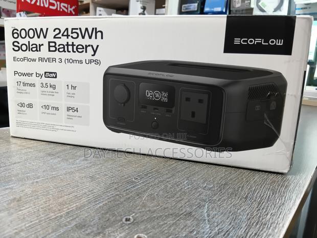 Ecoflow River 3 (10ms Ups) 600w 245wh Solar Battery - main view