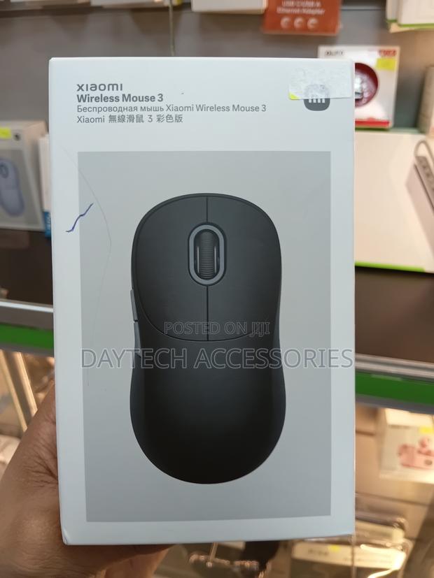 This Is a Black Xiaomi Wireless Mouse 3. - thumbnail 3