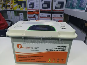 Felicity Solar 12v 200ah Lithium Iron Phosphate (Lifepo4) Battery.